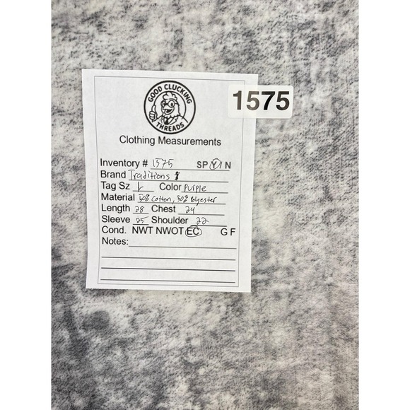 Vtg Collegiate Apparel Louisiana State Unisex Crewneck Sweatshirt Purple L - Picture 3 of 5